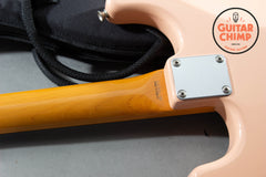 1999 Fender Japan ST62-70TX '62 Reissue Stratocaster Shell Pink CIJ w/ USA Texas Specials