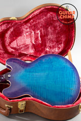 2023 Gibson ES-335 Figured Blueberry Burst – AAA Top, OHSC, Excellent