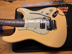 2021 Fender MIJ Japan Limited Edition Stratocaster Floyd Rose Vintage White Tweed HSC