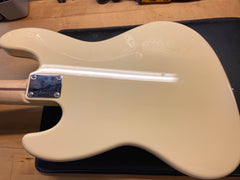 2010 Fender AJB Aerodyne Jazz Bass Vintage White