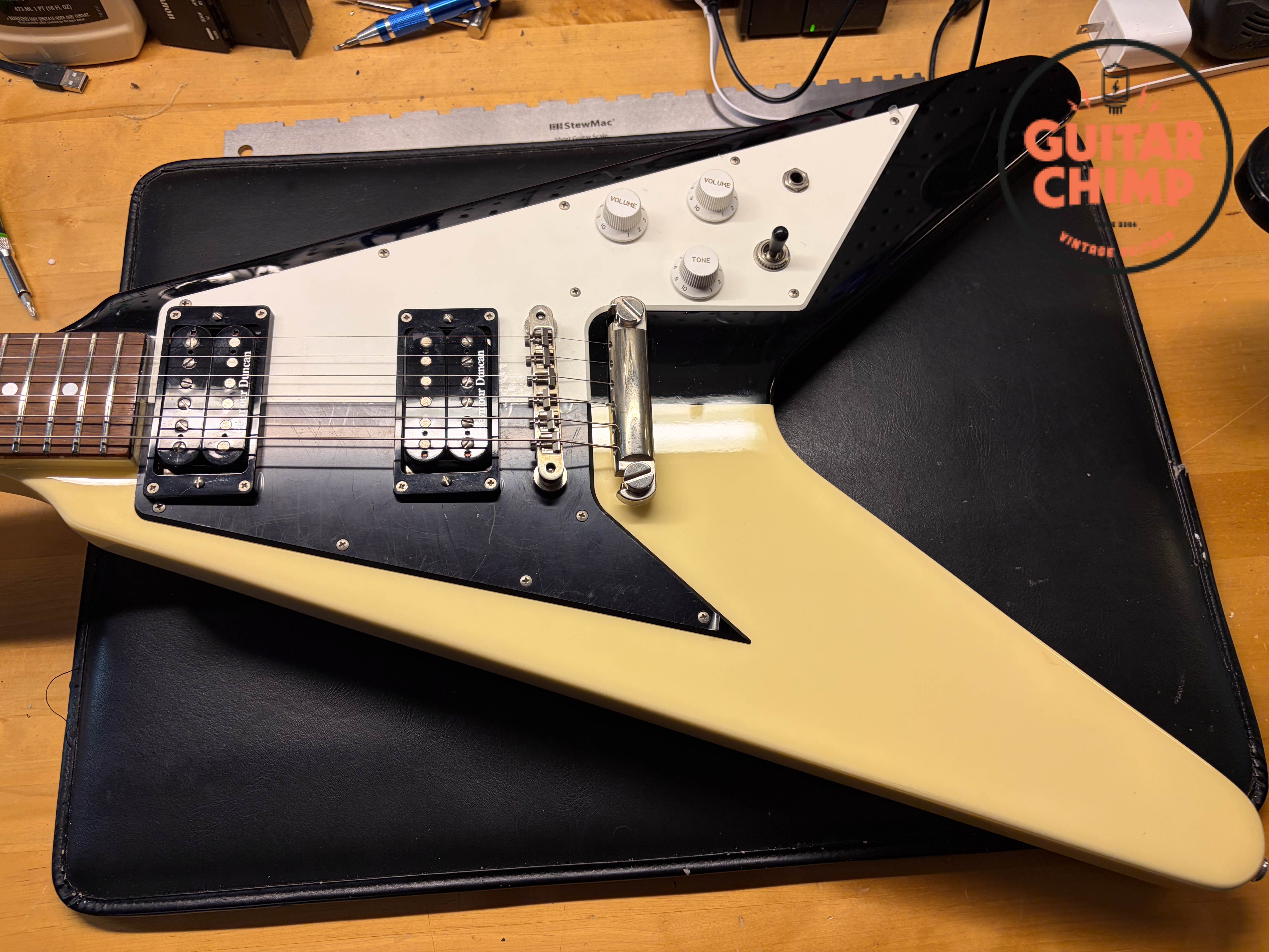 2011 ESP Edwards E-FV-125WB Michael Schenker Signature Flying V