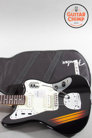 2025 Fender Japan Traditional ’60s Jaguar – Competition Black / 3-Color Sunburst | MIJ | Mint