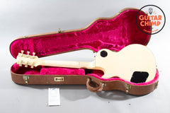 2000 Gibson Les Paul Custom Alpine White – Aged Patina, Ebony Board, Original Case