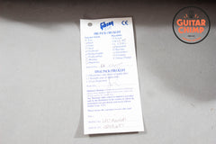 2000 Gibson Les Paul Custom Alpine White – Aged Patina, Ebony Board, Original Case