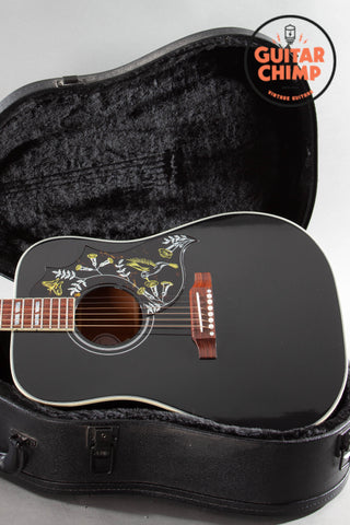 2024 Gibson Hummingbird Ebony Black – LR Baggs, Original Case, Excellent Condition
