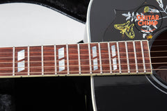 2024 Gibson Hummingbird Ebony Black – LR Baggs, Original Case, Excellent Condition