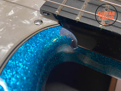 2008 Modulus FB4 Funk Unlimited Flea Bass Blue Sparkle