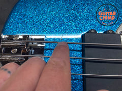 2008 Modulus FB4 Funk Unlimited Flea Bass Blue Sparkle