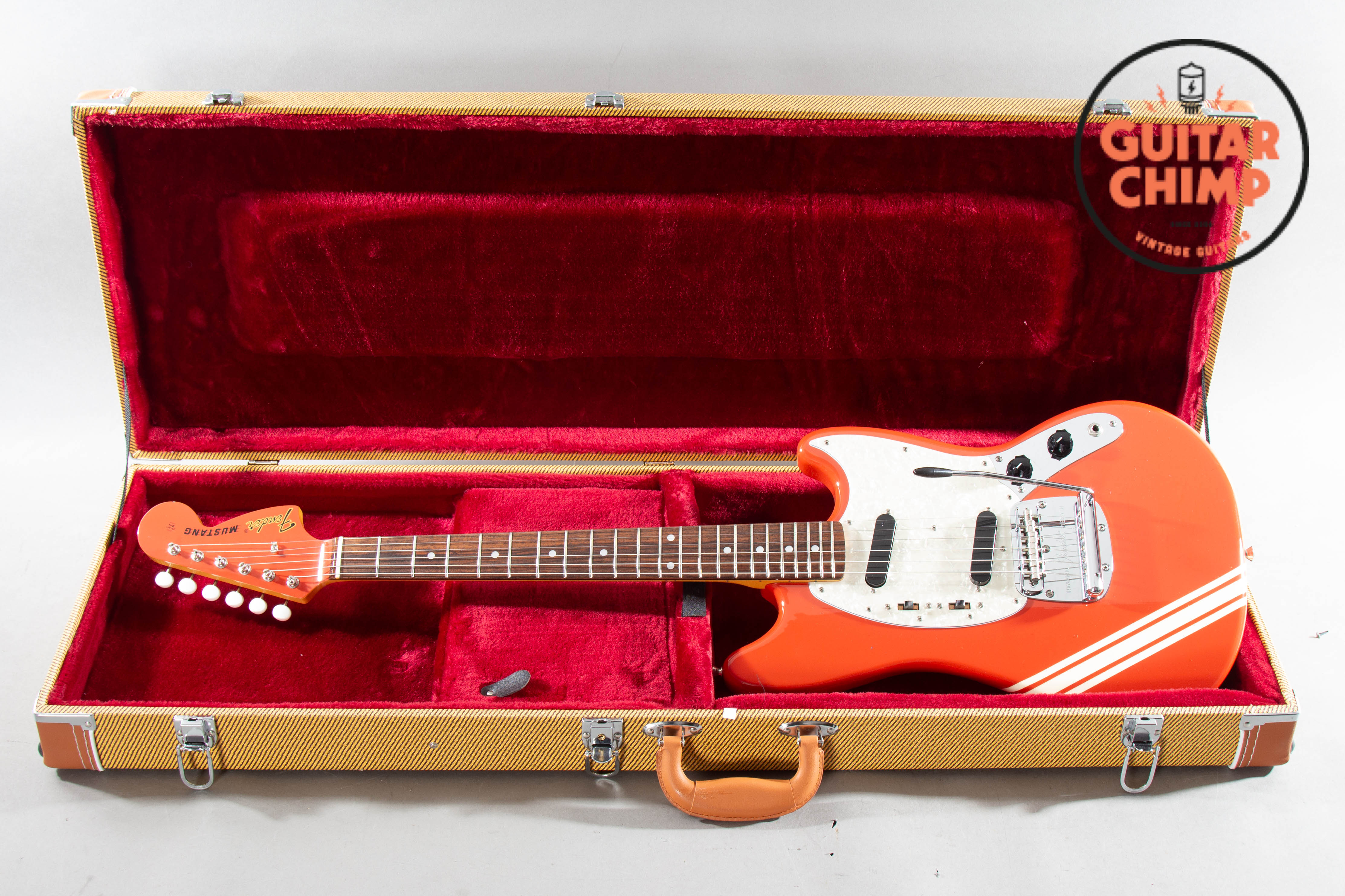 2010 Fender Japan MG73-CO '73 Reissue Mustang – Competition Fiesta