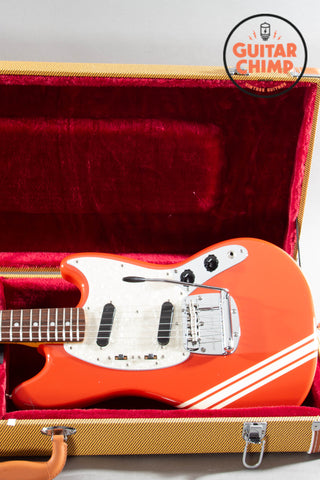 2010 Fender Japan MG73-CO '73 Reissue Mustang – Competition Fiesta Red w/ Matching Headstock | MIJ | HSC
