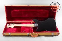 2010 Fender Japan MG69 Mustang Stop Tail – Matte Black w/ Matching Headstock | Rare | MIJ | Tweed Case