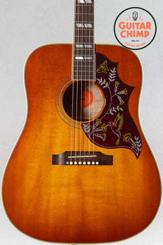 2006 Gibson Limited Edition Hummingbird Custom Quilt Honeyburst