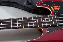 2008 Fender Japan Aerodyne Jazz Bass AJB-58 Candy Apple Red CIJ – Excellent, P/J, Gig Bag