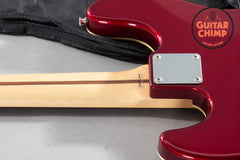 2008 Fender Japan Aerodyne Jazz Bass AJB-58 Candy Apple Red CIJ – Excellent, P/J, Gig Bag