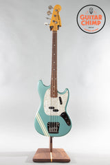 2014 Fender Competition Mustang Bass '69 Vintage Reissue MB-SD CO Ocean Turquoise Metallic