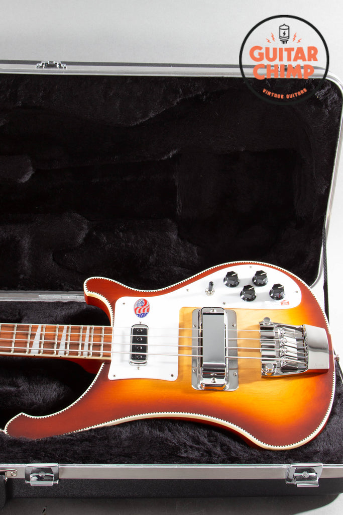 2023 Rickenbacker 4003 Satin Autumnglo | Checkerboard Binding | OHSC | Rare