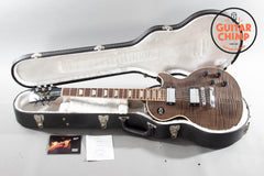 2011 Gibson Chad Kroeger Blackwater Les Paul Trans Black | Piezo | Rare | OHSC