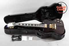 2023 Gibson SG Supreme Translucent Ebony Burst | AAA Top | Burstbucker Pro | OHSC