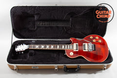 2014 Gibson Les Paul Traditional Pro II Floyd Rose Merlot Flame Top w/ Boost & Coil Split