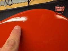 2012 Fender MIJ Japan Kurt Cobain Mustang Left-Handed Fiesta Red HSC