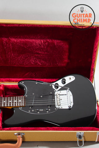2002 Fender Japan MG69 ’69 Mustang Black | CIJ | Tweed Case | Excellent