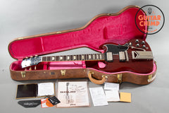 2021 Gibson Custom Shop 60th Anniversary ‘61 LP SG Standard Cherry Red w/Sideways Vibrola