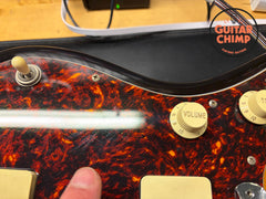 2002 Fender CIJ JM66B ’66 Reissue Jazzmaster 3-Tone Sunburst Block Inlays Japan w/ HSC