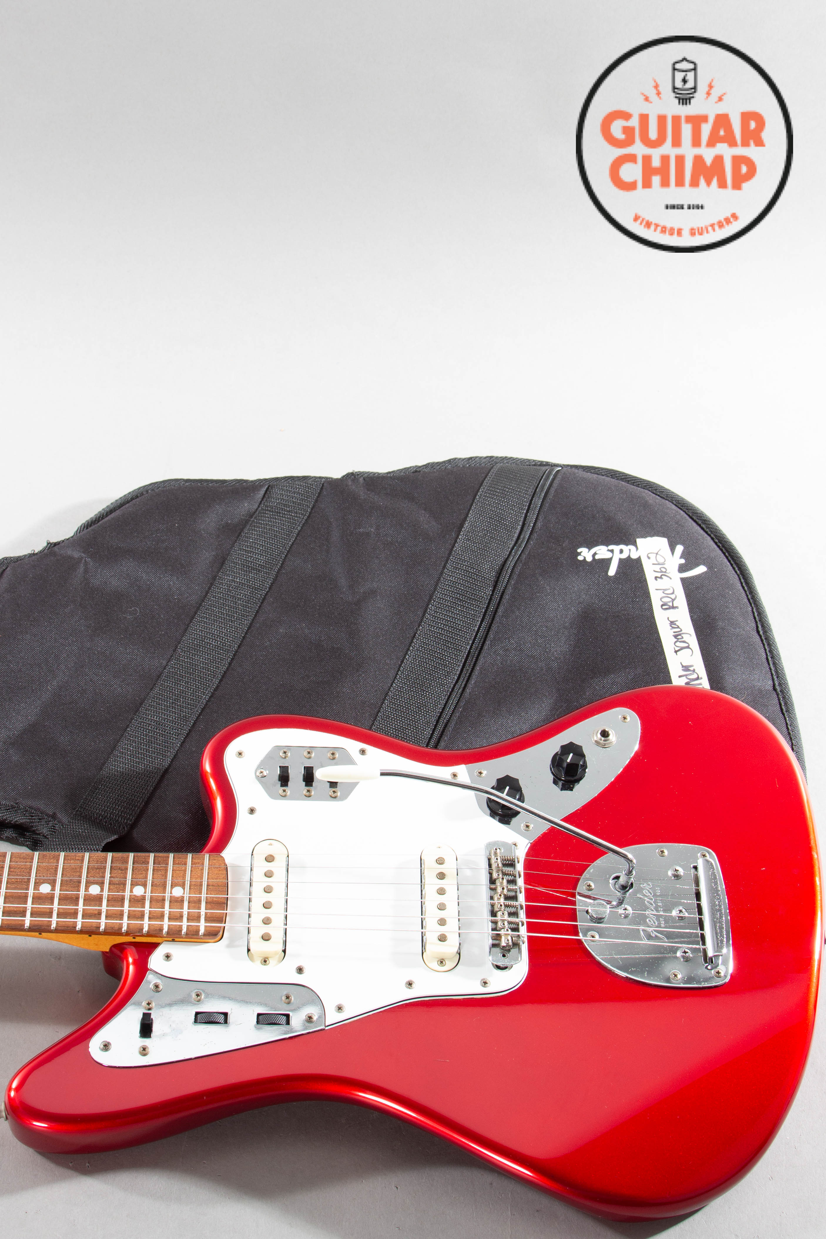 1999 Fender Japan '62 Reissue Jaguar JG66-85 CIJ Candy Apple Red