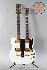 2015 Gibson Custom Shop EDS-1275 Sg Double Neck Electric Guitar White