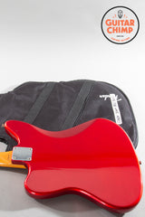 1999 Fender Japan ’62 Reissue Jaguar JG66-85 CIJ Candy Apple Red Matching Headstock