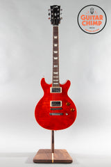 2014 Gibson Les Paul Classic 120th Anniversary Double Cutaway Trans Red Flametop