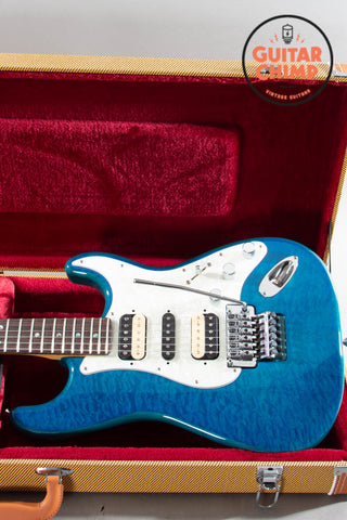 2018 Fender Japan MIJ Michiya Haruhata Stratocaster Caribbean Blue Transparent Tweed HSC