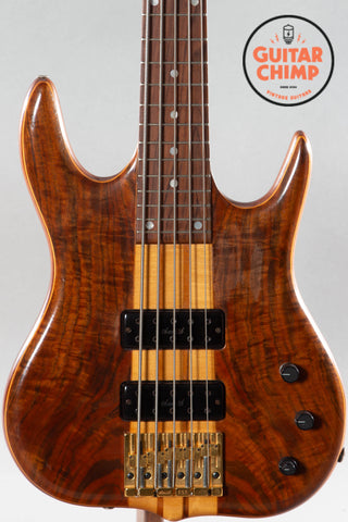 1990 Ken Smith BT5 5-String Bass Guitar Walnut