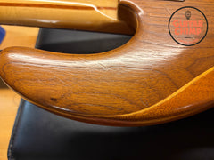 1991 Wal Mk2 5-String Bass Left-Handed Walnut/Brazilian Mahogany w/ Flight Case