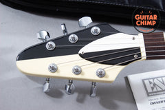 2014 ESP Edwards E-FV-125WB Michael Schenker Signature Flying V Black White