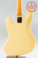 1982 Fender American Vintage ‘62 Jazz Bass Stacked Knob Vintage White