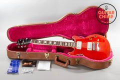 2014 Gibson Les Paul Classic 120th Anniversary Double Cutaway Trans Red Flametop