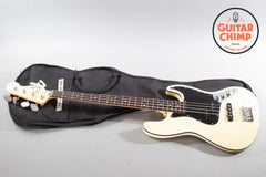 2006 Fender AJB Aerodyne Jazz Bass Vintage White