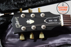 2010 Gibson Memphis ES-335 Dot Satin Trans Black OHSC COA ’57 Classics 7lb 14oz