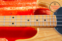 1978 Music Man Stingray Bass Natural Pre-Ernie Ball OHSC Original Vintage