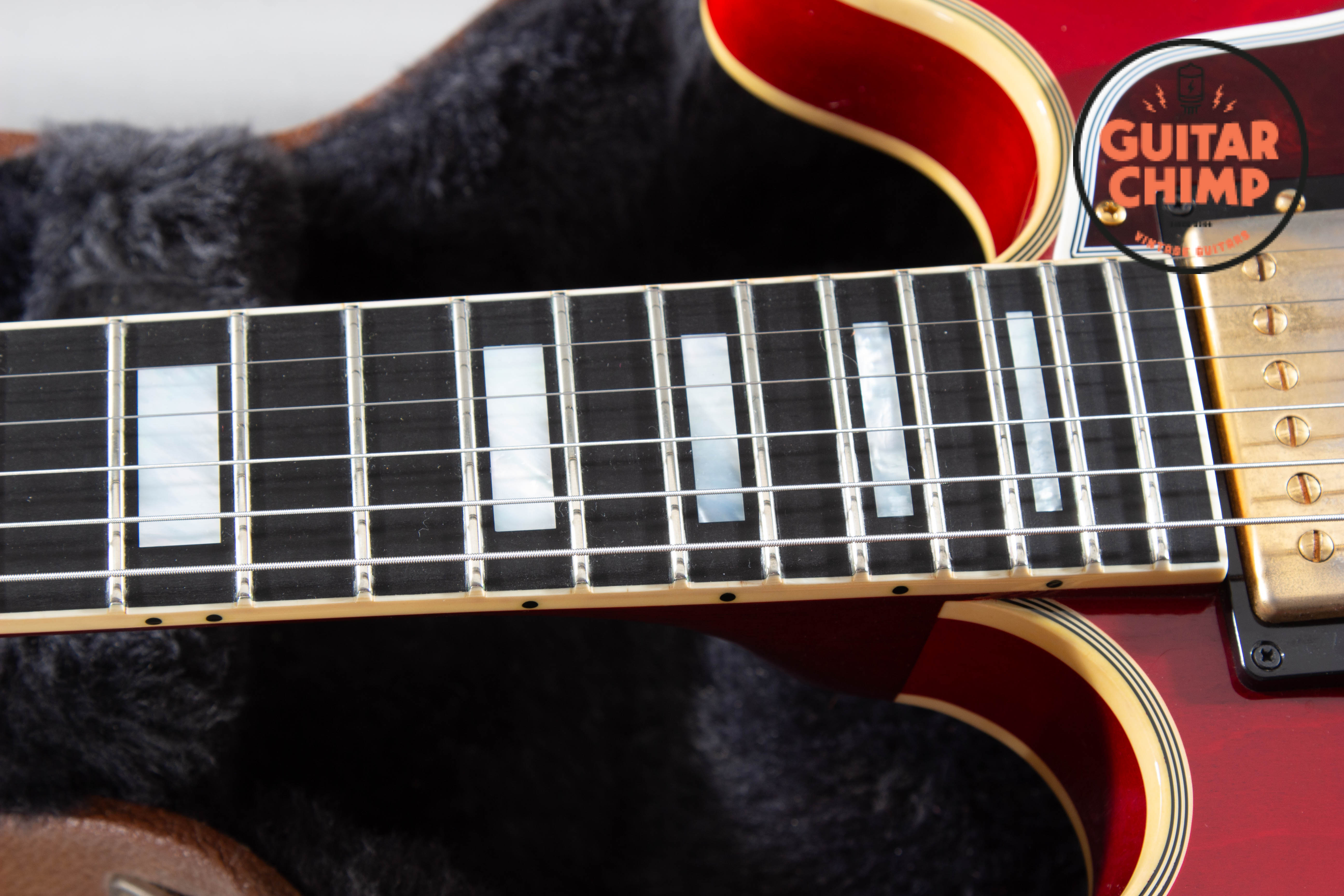 2015 Gibson Memphis ES-355 Bigsby VOS Antique Cherry OHSC COA '57