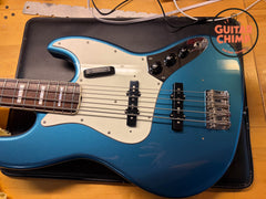 2021 Fender Japan MIJ Traditional Late ’60s Jazz Bass – Lake Placid Blue Matching Headstock | Block Inlays | Mint