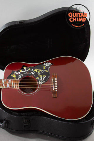 2024 Gibson Hummingbird Standard Wine Red OHSC LR Baggs 9.5/10