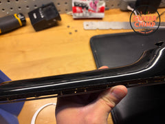 1997 Gibson Thunderbird IV Ebony Black Bass OHSC Ebony Board
