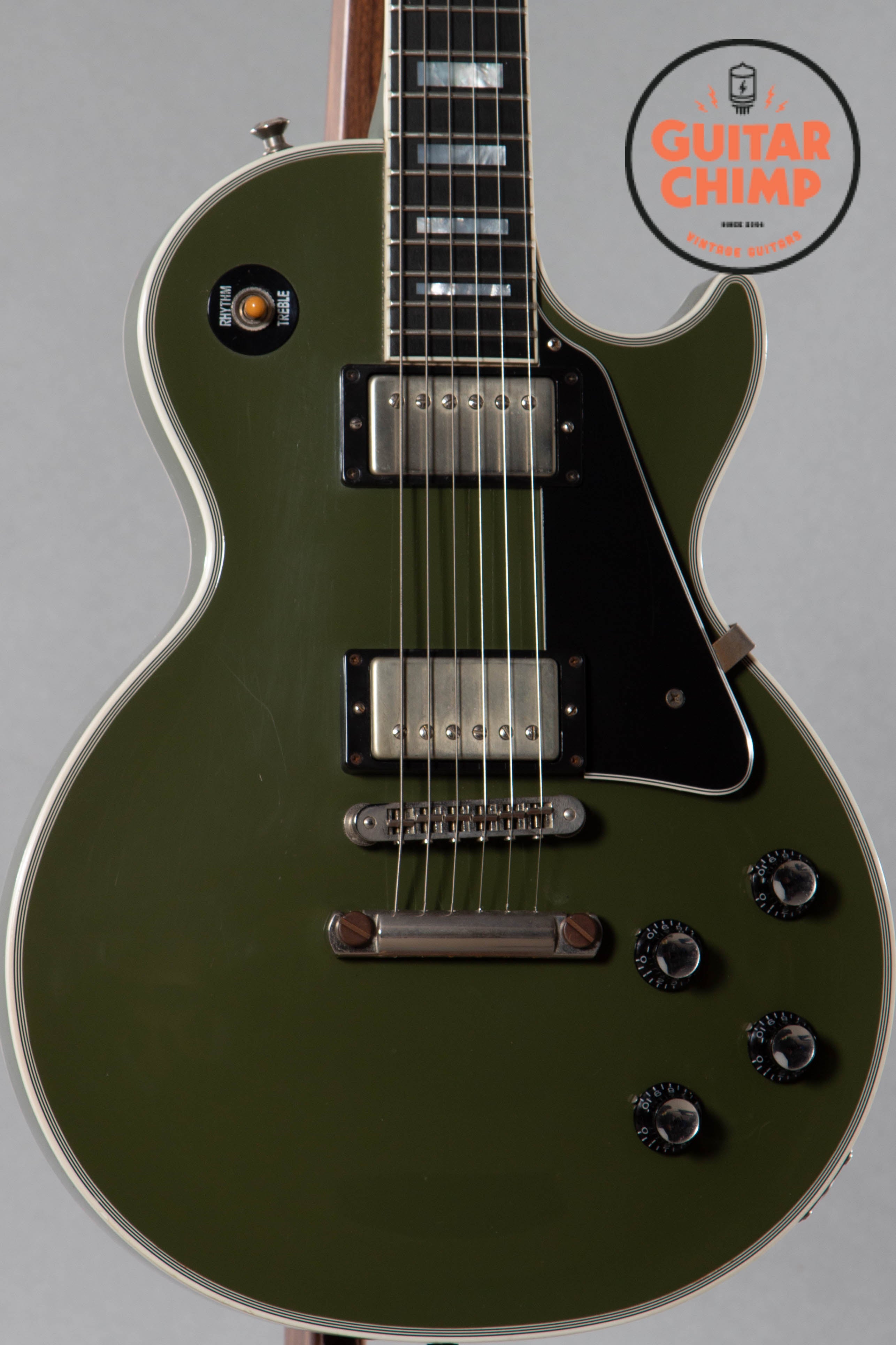 2016 Gibson Custom Shop Les Paul Custom VOS Olive Drab Green