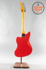 2022 Fender Limited Edition ’62 American Vintage “Think Skin” Jazzmaster Fiesta Red Matching Headstock