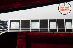 2010 Gibson Custom Shop Les Paul Custom Figured Top Trans Red OHSC COA Ebony