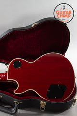 2010 Gibson Custom Shop Les Paul Custom Figured Top Trans Red OHSC COA Ebony