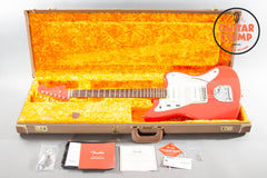 2022 Fender Limited Edition ’62 American Vintage “Think Skin” Jazzmaster Fiesta Red Matching Headstock