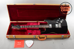 2019 Fender Japan MIJ Modern Stratocaster HH Black Tweed HSC Matching Headstock